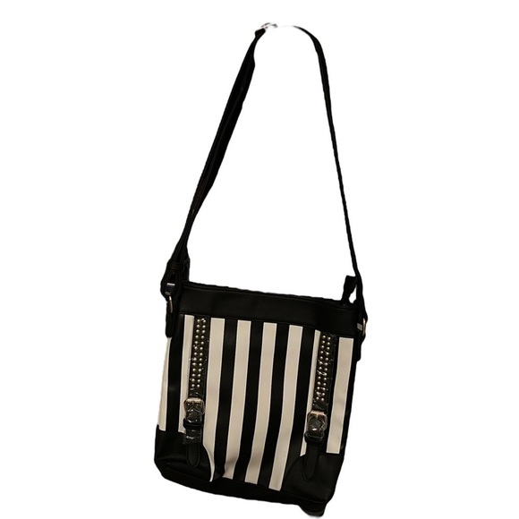 Black / White Crossbody Purse - Picture 1 of 8